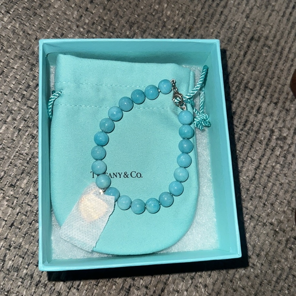 Tiffany & Co. White and Blue Bracelet